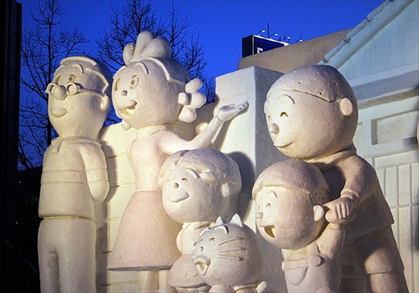 Саппоро фестиваль снежных скульптур 3